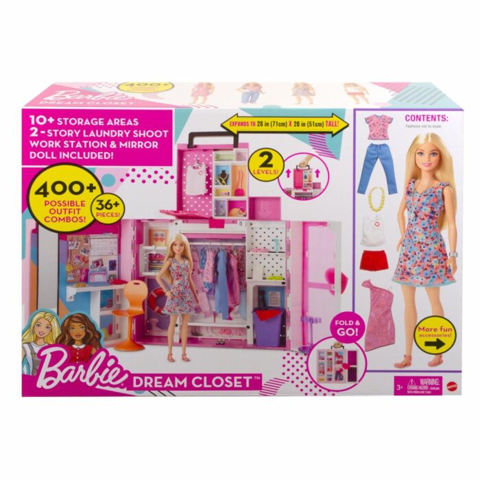 Barbie Dream Kledingkast 2.0 met Pop