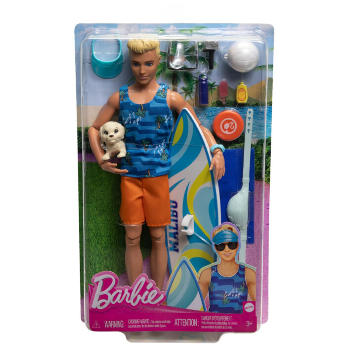 Barbie beach pop met surfplank - Afbeelding 2