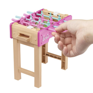 Barbie Mini Playset Voetbaltafel Met Hondje - Afbeelding 3