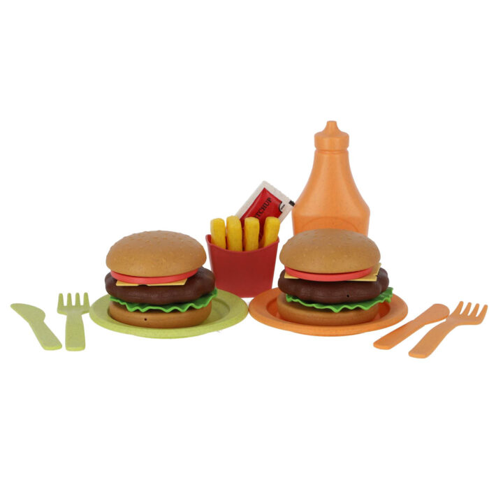 Jipy bioplastic hamburger speelset 25 delig - Afbeelding 5