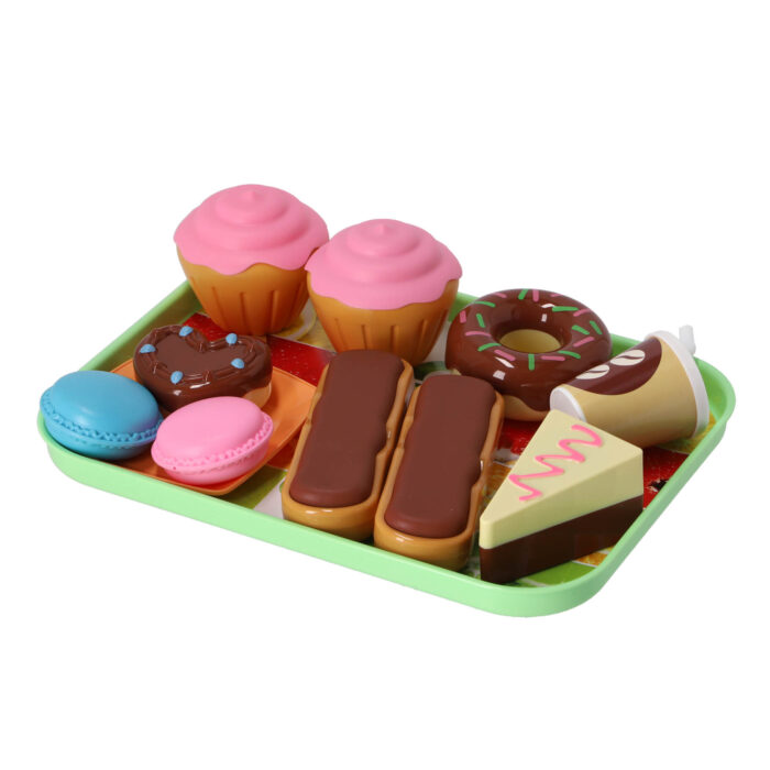 Voedselset donut en macaron - Afbeelding 5