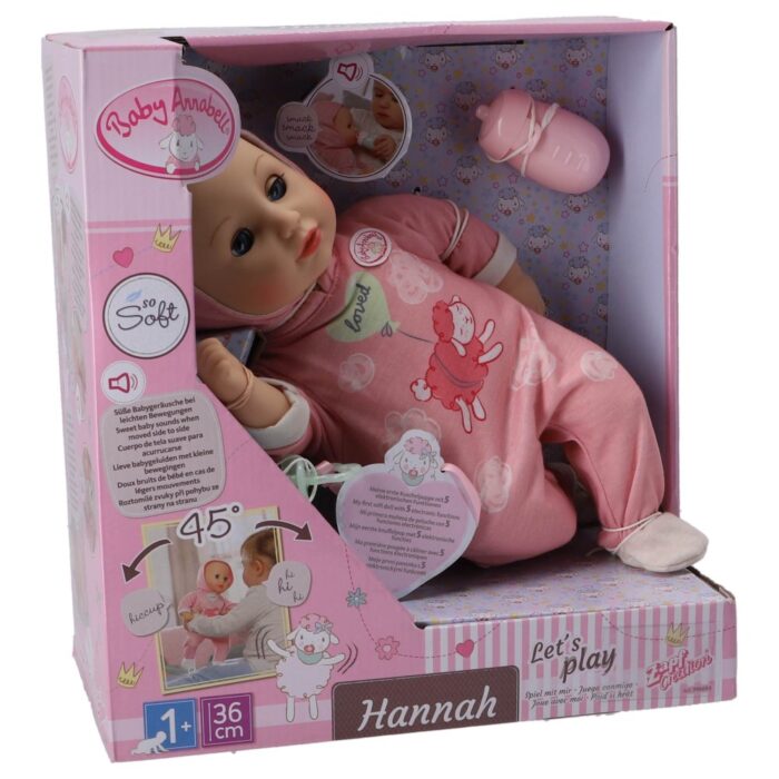 Baby Annabell Hannah 36cm Play with me
