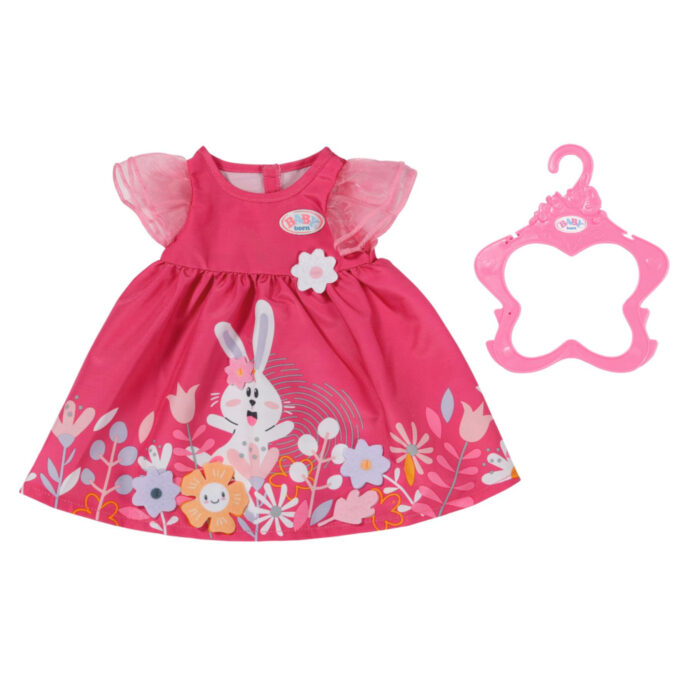 Baby born dress flowers 43 cm - Afbeelding 2