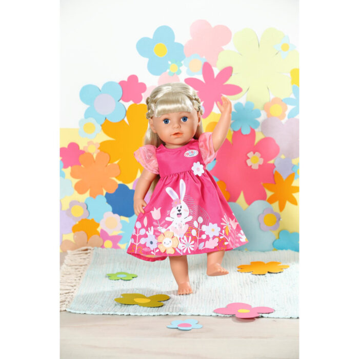 Baby born dress flowers 43 cm - Afbeelding 5