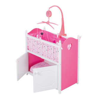 Poppenbed Ledikant Met Muziek My Beautiful Dolls Room - Afbeelding 2