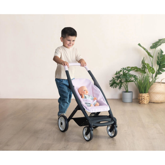 Poppenwagen Quinny Maxi Cosi 3 in 1 zacht roze - Afbeelding 4