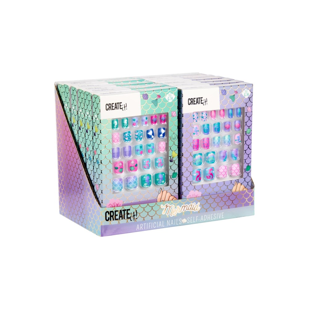 Create It! Mermaid Kunstnagels Zelfklevend