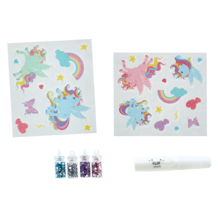 Casuelle Unicorn Glitter Body Tattoo - Afbeelding 3
