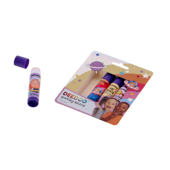 Deedoo Kids Lip Balm Positive Vibes 4 Stuks - Afbeelding 3