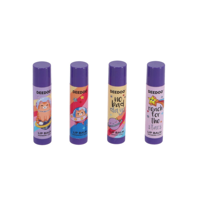 Deedoo Kids Lip Balm Positive Vibes 4 Stuks - Afbeelding 4