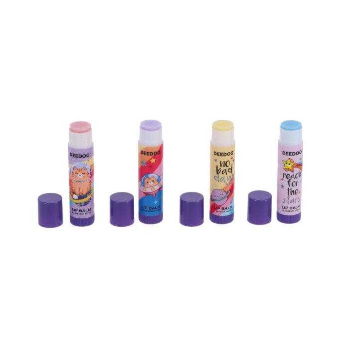 Deedoo Kids Lip Balm Positive Vibes 4 Stuks - Afbeelding 5