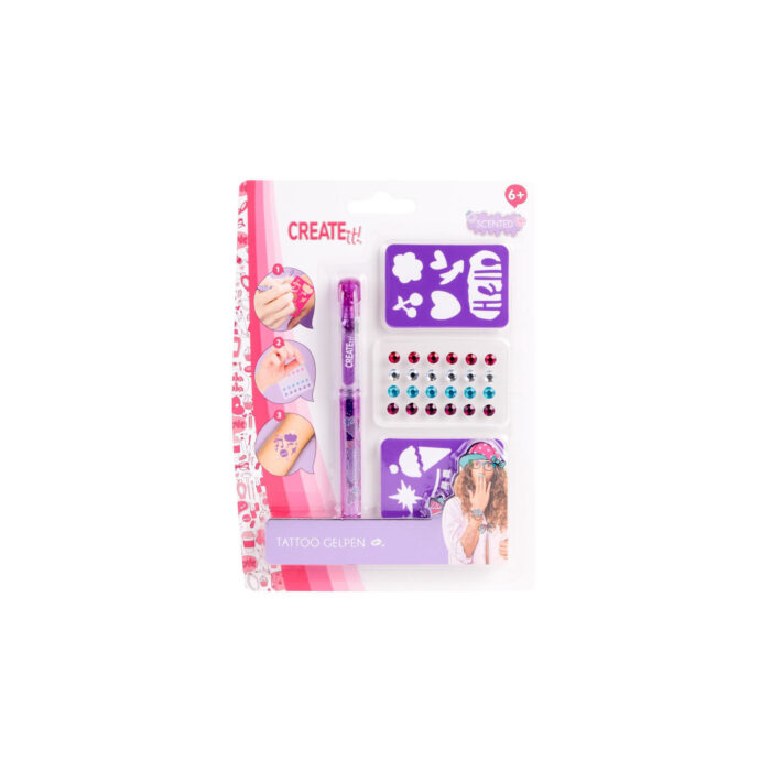 CREATE IT! Tattoo geurpen met diamanten en sjablonen - Afbeelding 3