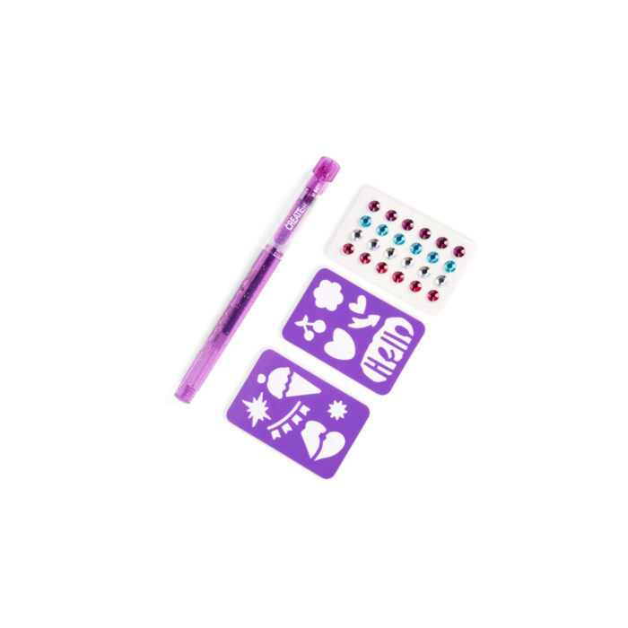 CREATE IT! Tattoo geurpen met diamanten en sjablonen - Afbeelding 5