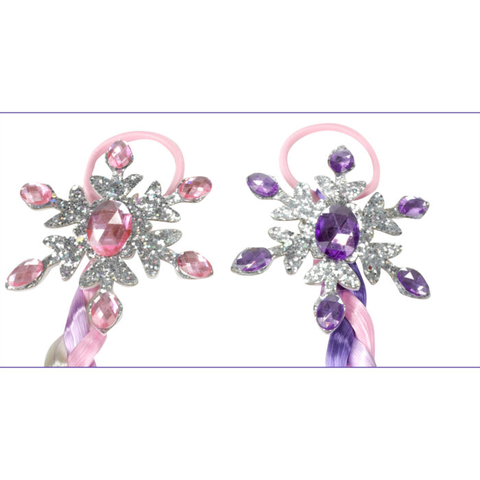 Haarvlecht aan elastiek princess 2 assorti - Afbeelding 3