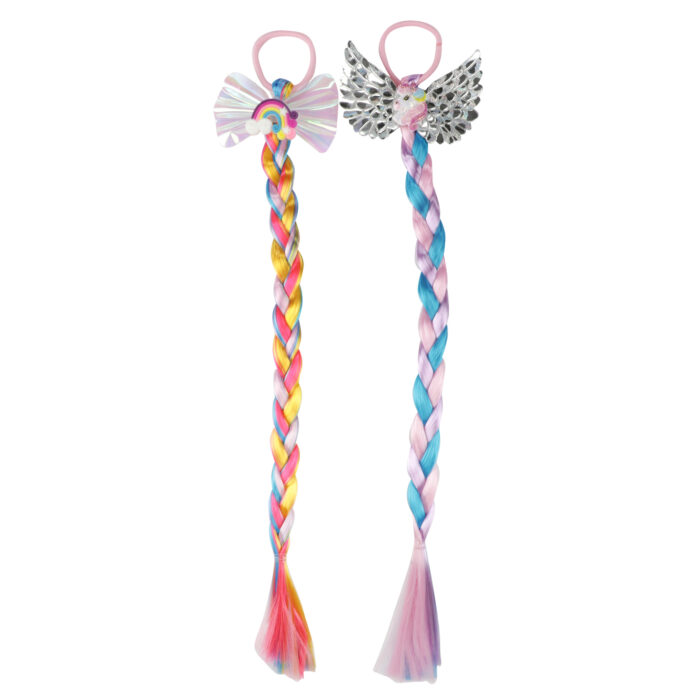 Haarvlecht aan elastiek dream 2 assorti - Afbeelding 2