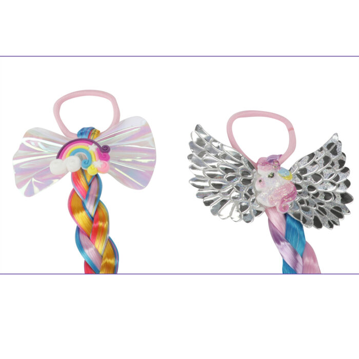 Haarvlecht aan elastiek dream 2 assorti - Afbeelding 3