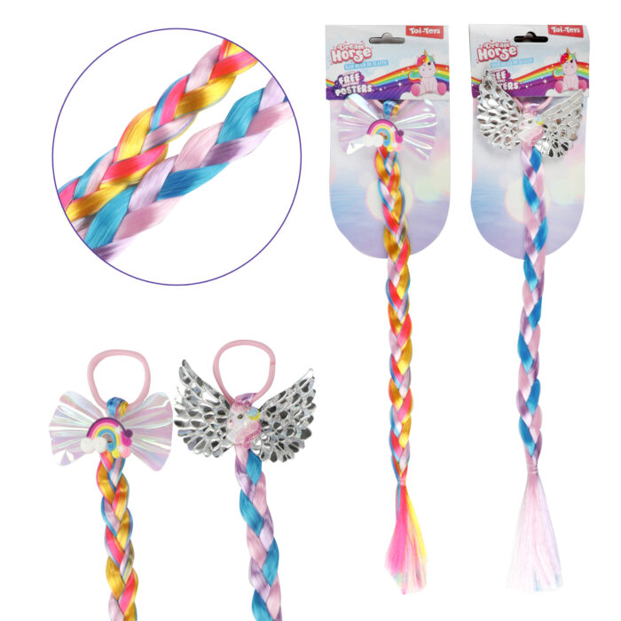 Haarvlecht aan elastiek dream 2 assorti - Afbeelding 5