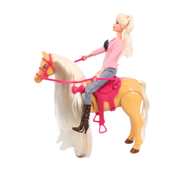 Lopend paard met pop - Afbeelding 4