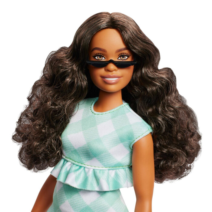 Barbie fashionista pop green gingham - Afbeelding 3