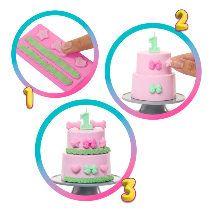 Barbie Party unboxed 2/1 pop met knalroze jurk - Afbeelding 3