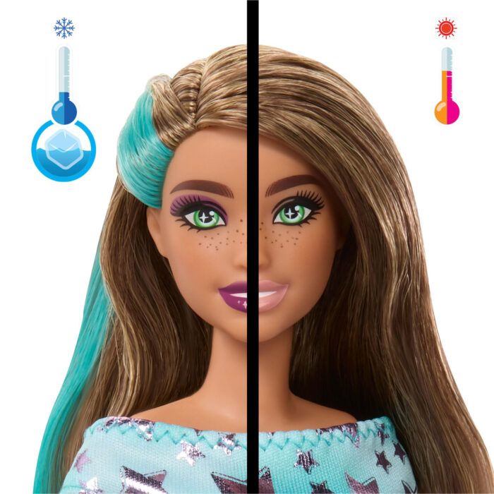 Barbie Party unboxed 2/1 pop met blauwe jurk - Afbeelding 2
