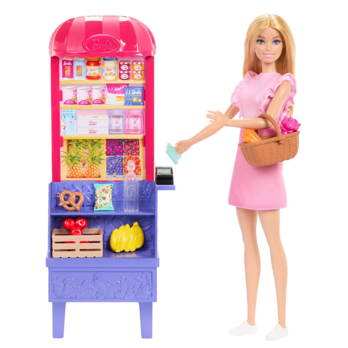 Barbie Family pop Barbie recept voor vriendschap en marktspeelset - Afbeelding 2