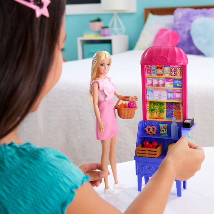 Barbie Family pop Barbie recept voor vriendschap en marktspeelset - Afbeelding 5