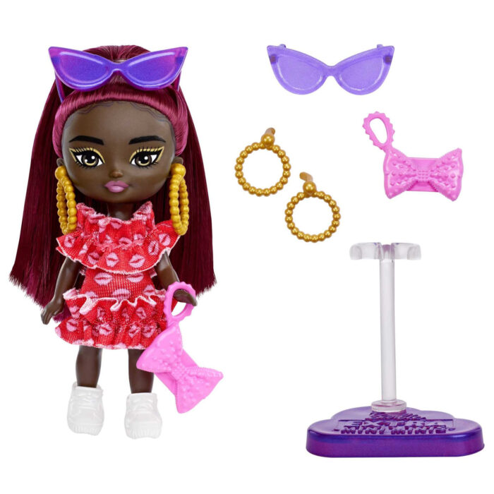 Barbie extra mini's pop met accessoires assorti - Afbeelding 3