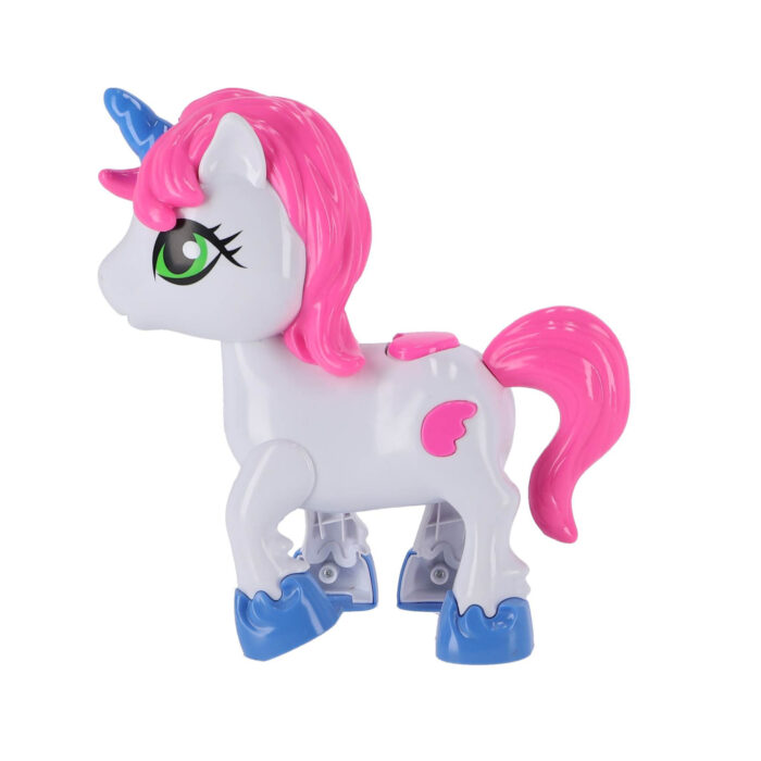 Unicorn met licht en geluid talk back functie - Afbeelding 2