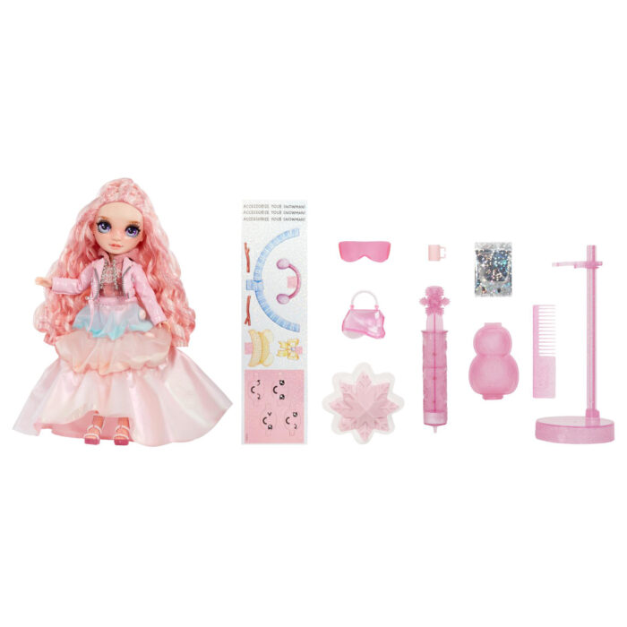 Rainbow H. Winter Wonderland Doll Pink - Afbeelding 3