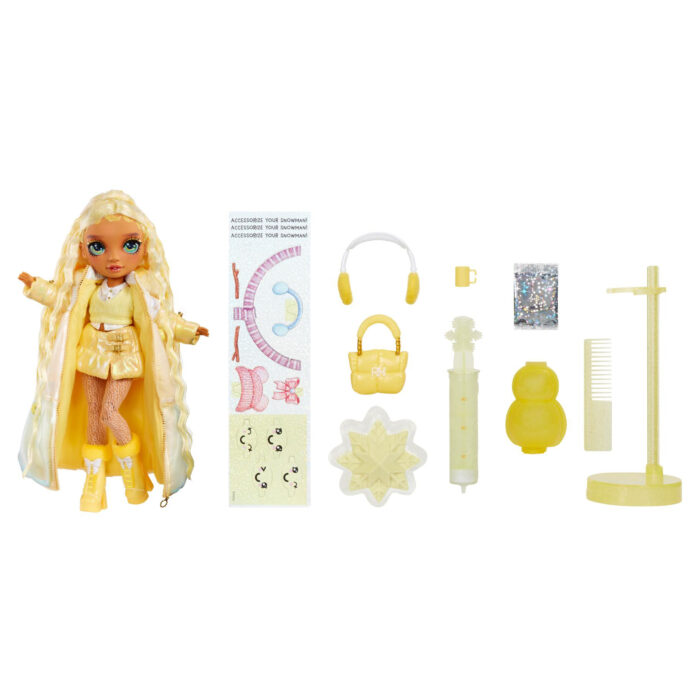 Rainbow High Winter Wonderland Doll- Yellow - Afbeelding 3