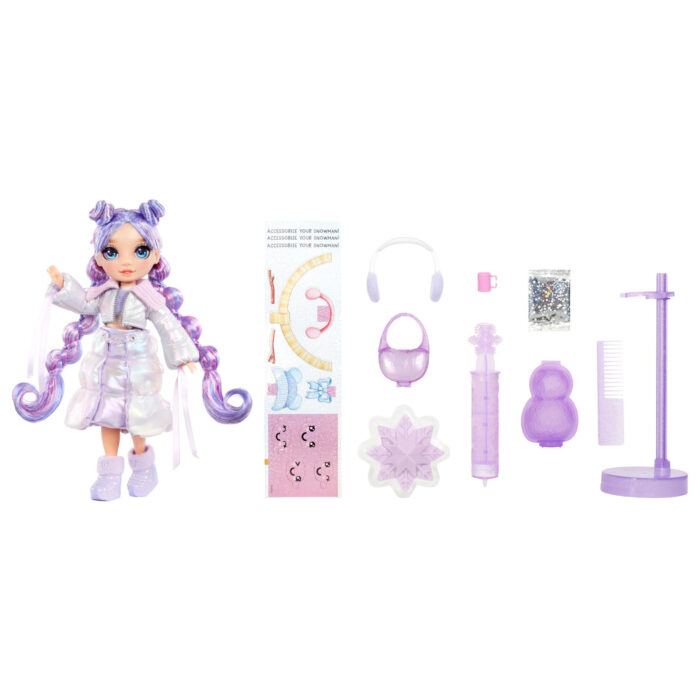 Rainbow High Winter Wonderland Doll - Purple - Afbeelding 3