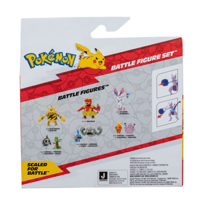 Pokémon Battle Figuren 2 Pack Mew Mewtu 12 Cm - Afbeelding 3