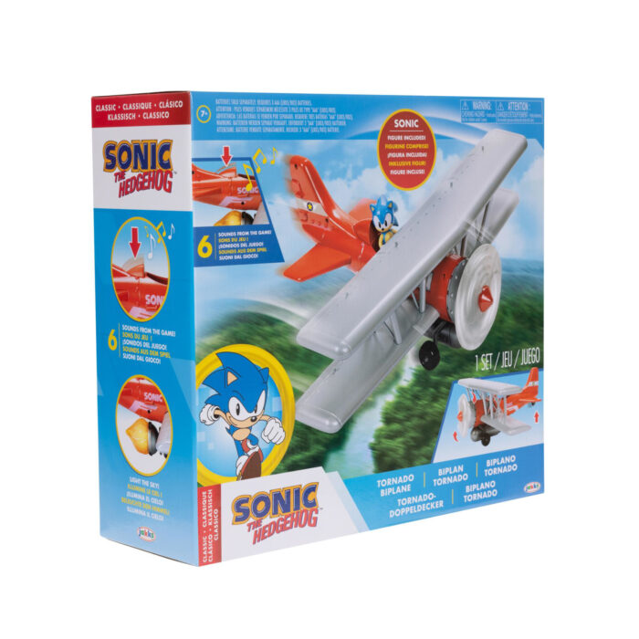 Sonic Tornado biplane inclusief 6,5 cm figuur - Afbeelding 2
