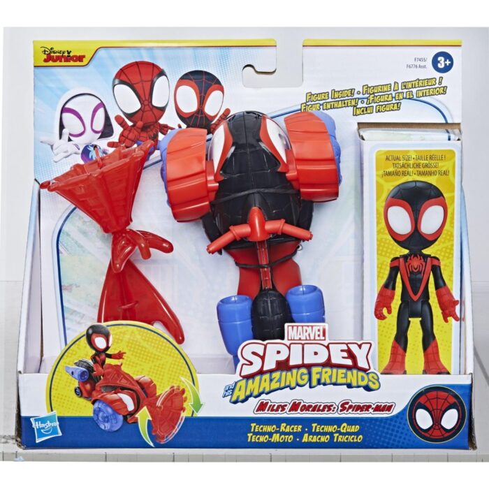 Spidey and friends miles techno racer
