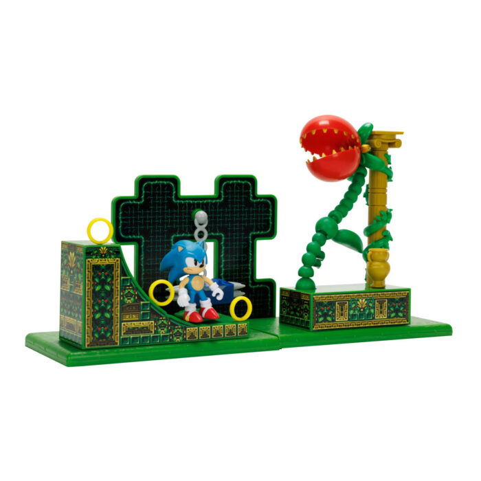 Sonic Speedway Zone speelset inclusief 6,5 cm figuur - Afbeelding 2