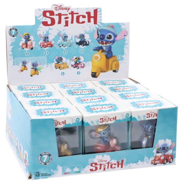 Stitch figuur in auto YuMe 6 cm assorti