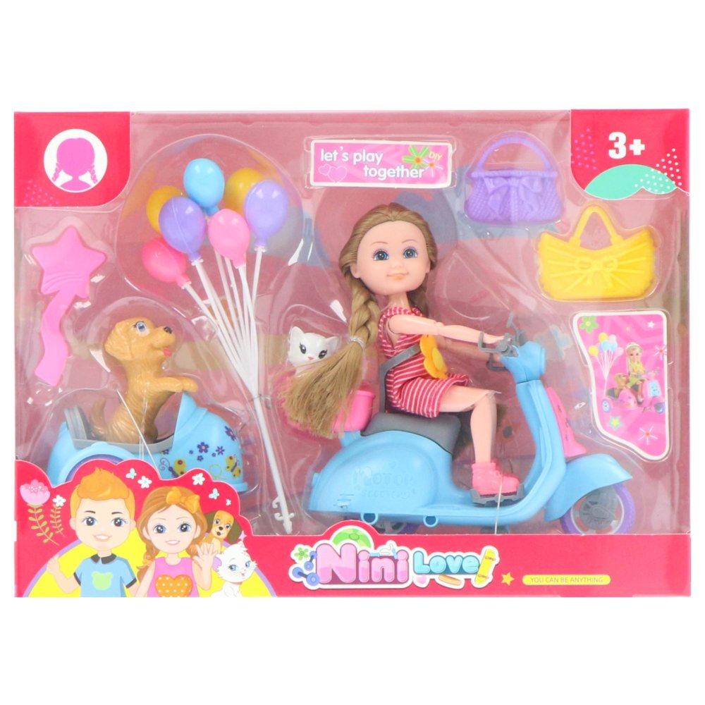 Pop set met accessoires 2 assorti