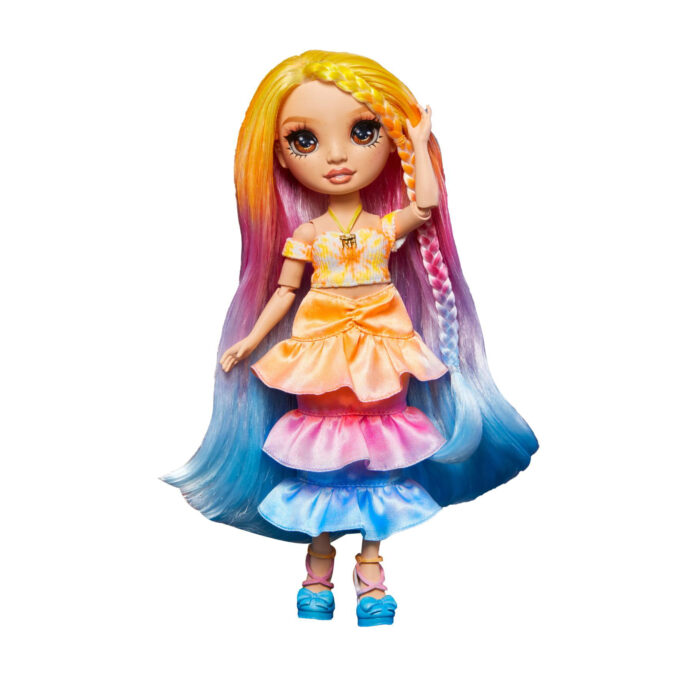 Rainbow H. WaterColor & Create Theme Dolls purple Eyes - Afbeelding 4