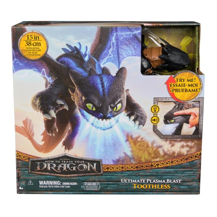 How To Train Your Dragon Giant Plasma Blast Toothless Incl. Licht En Geluid