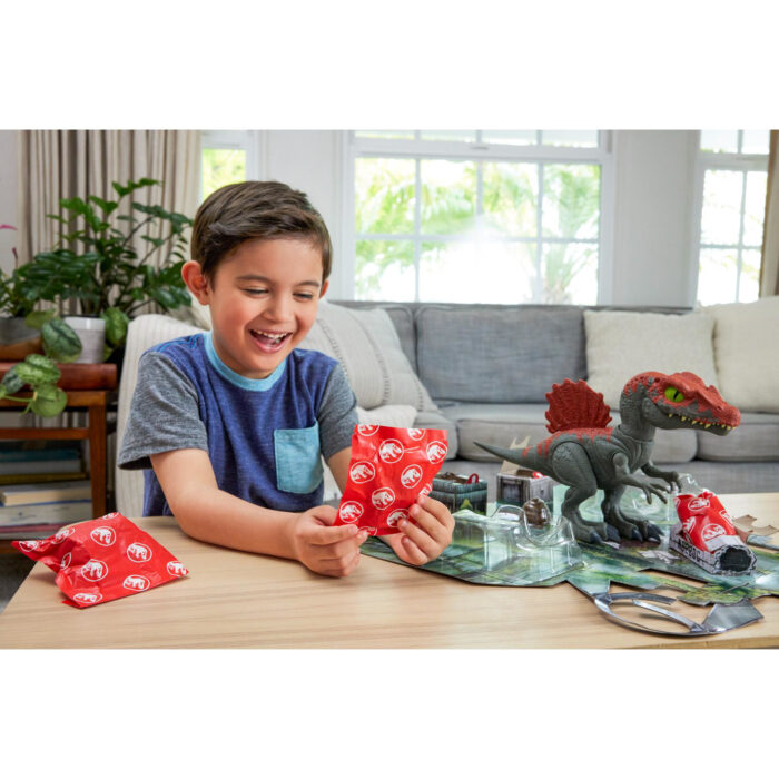 Jurassic World Crishivores Cage Crasher Spinosaurus - Afbeelding 4