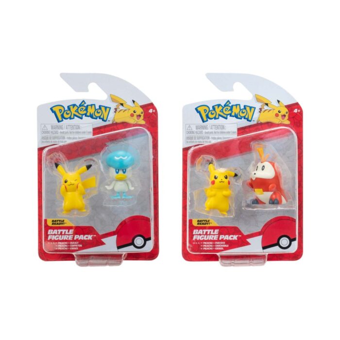 Pokémon  Battle Figuren 2 Pack 3 Assorti