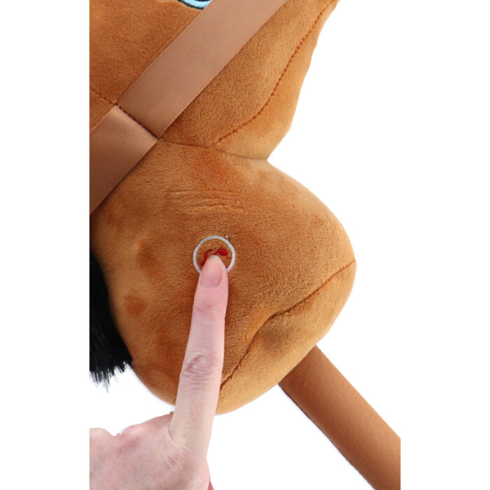 Pluchiez pluche stokpaardje 70 cm - Afbeelding 4