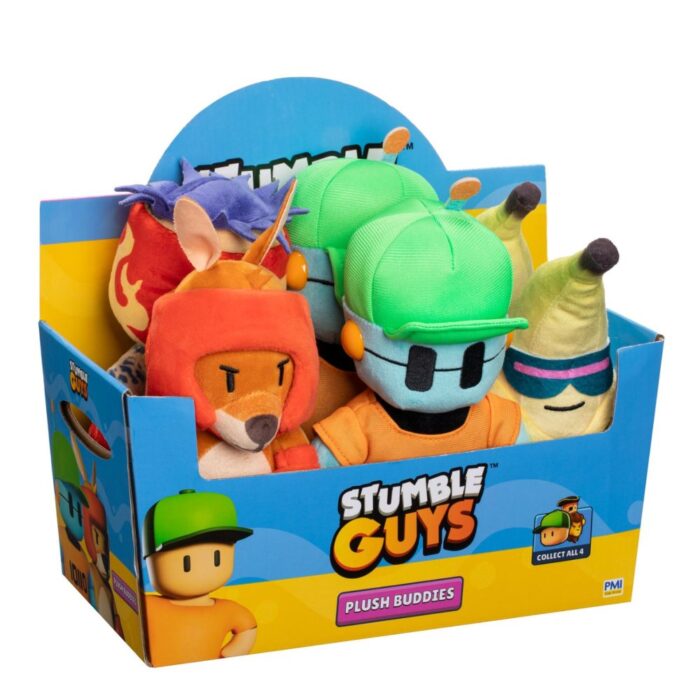 Stumble guys pluche buddies 20 cm assorti