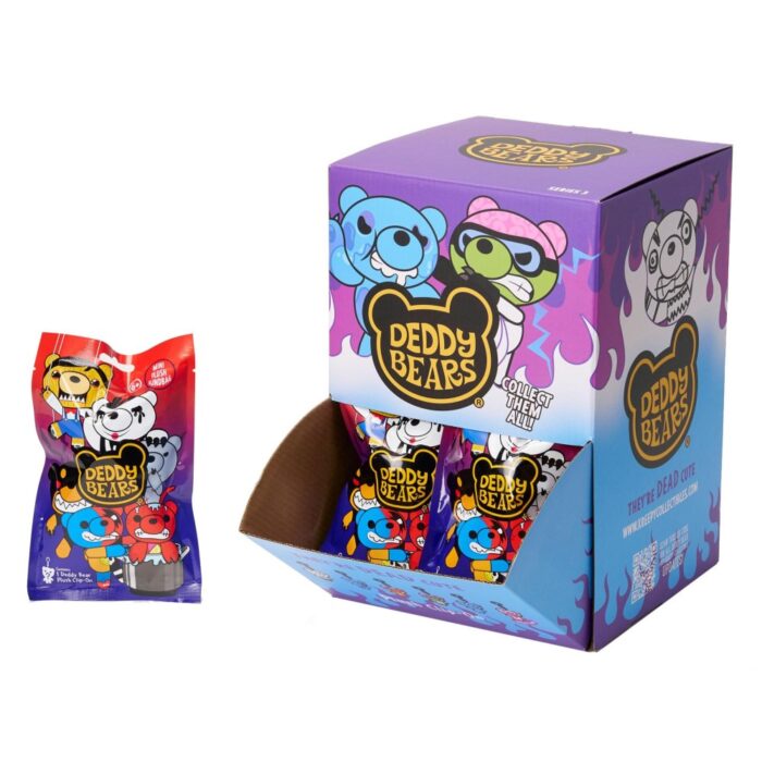 Deddy Bears pluche met clip serie 3 blind bag 10 cm