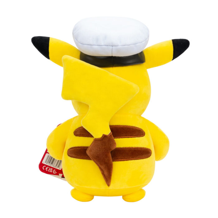 Pokémon 20 Cm Pluche Captain Pikachu - Afbeelding 3