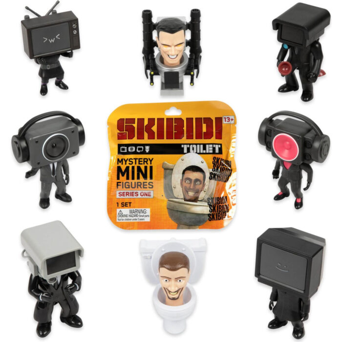 Skibidi Toilet Mini Figures 6 Cm Assorti - Afbeelding 2