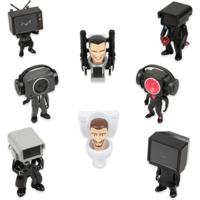 Skibidi Toilet Mini Figures 6 Cm Assorti - Afbeelding 3