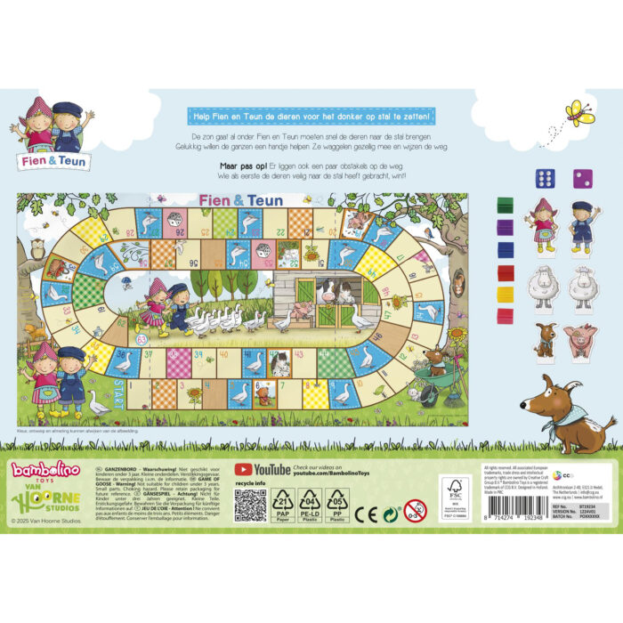 Spel Ganzenbord Fien en Teun - Afbeelding 4