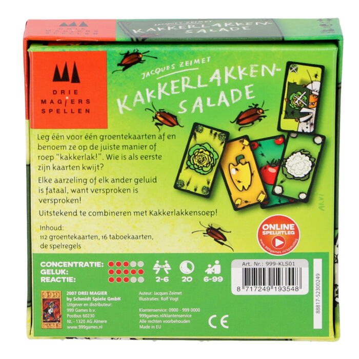 Spel Kakkerlakkensalade - Afbeelding 4